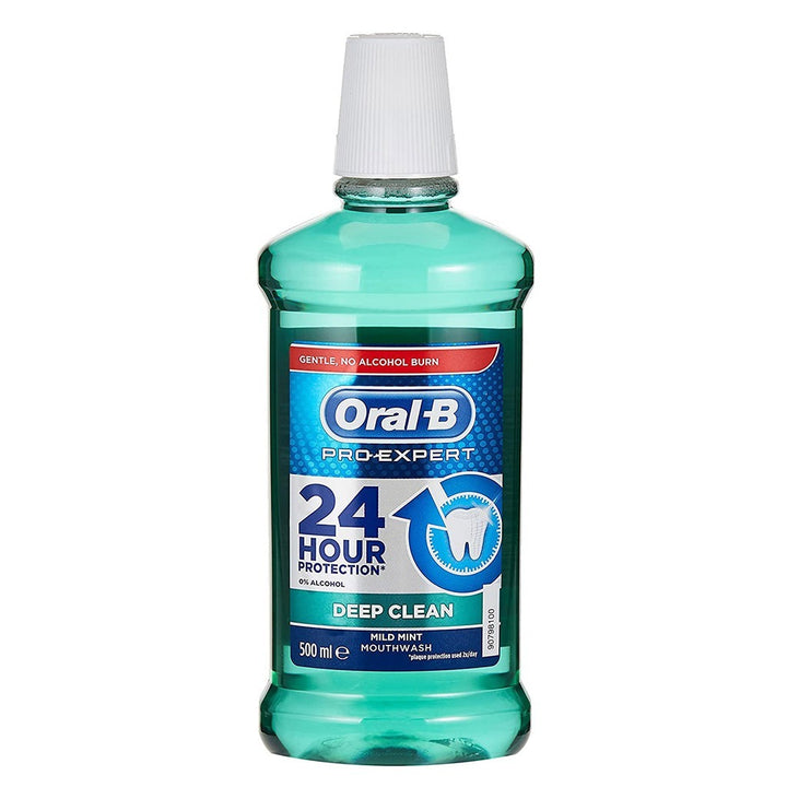 Oral B Pro-Expert Deep Clean Mouthwash 500 mL 30206 - Easy Pharmacy LLC