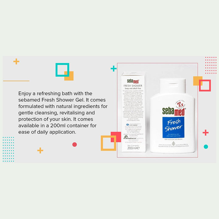 Sebamed Fresh Shower 200 mL - Easy Pharmacy LLC