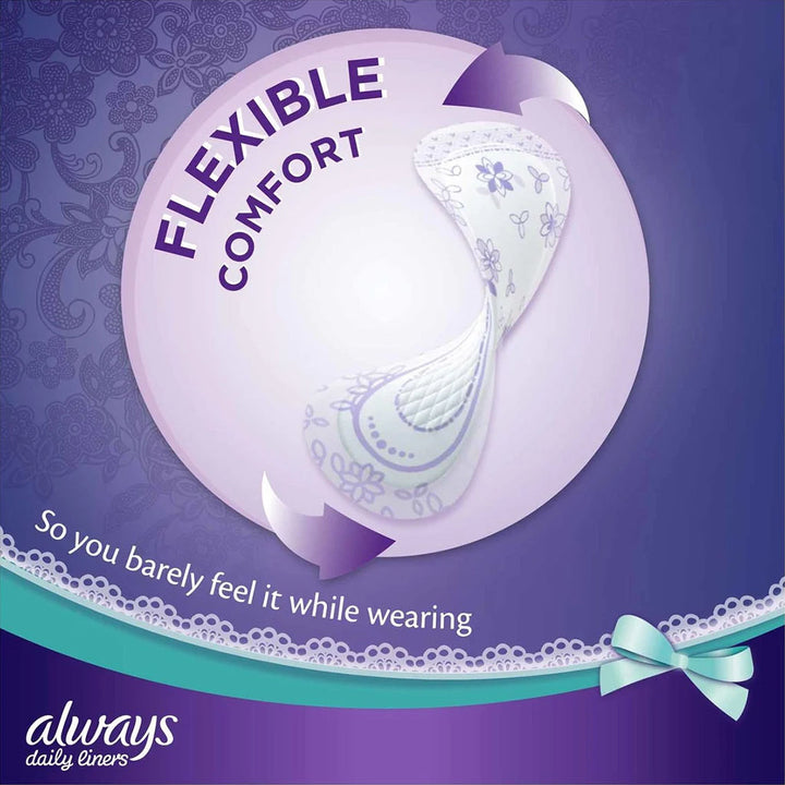 Always Daily Liners Comfort Protect, Normal Pantyliners, Pack of 20's - Easy Pharmacy LLC
