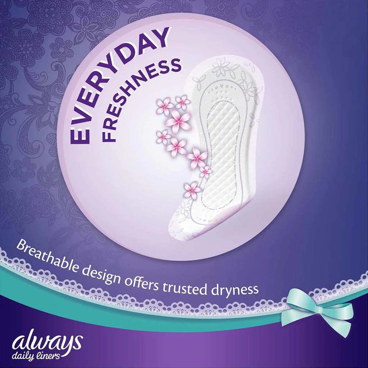 Always Daily Liners Comfort Protect, Normal Pantyliners, Pack of 20's - Easy Pharmacy LLC