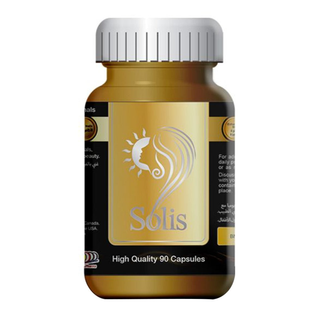 Solis Multivitamin Supplement Capsules with Herbal Extracts, Pack of 90's - Easy Pharmacy LLC