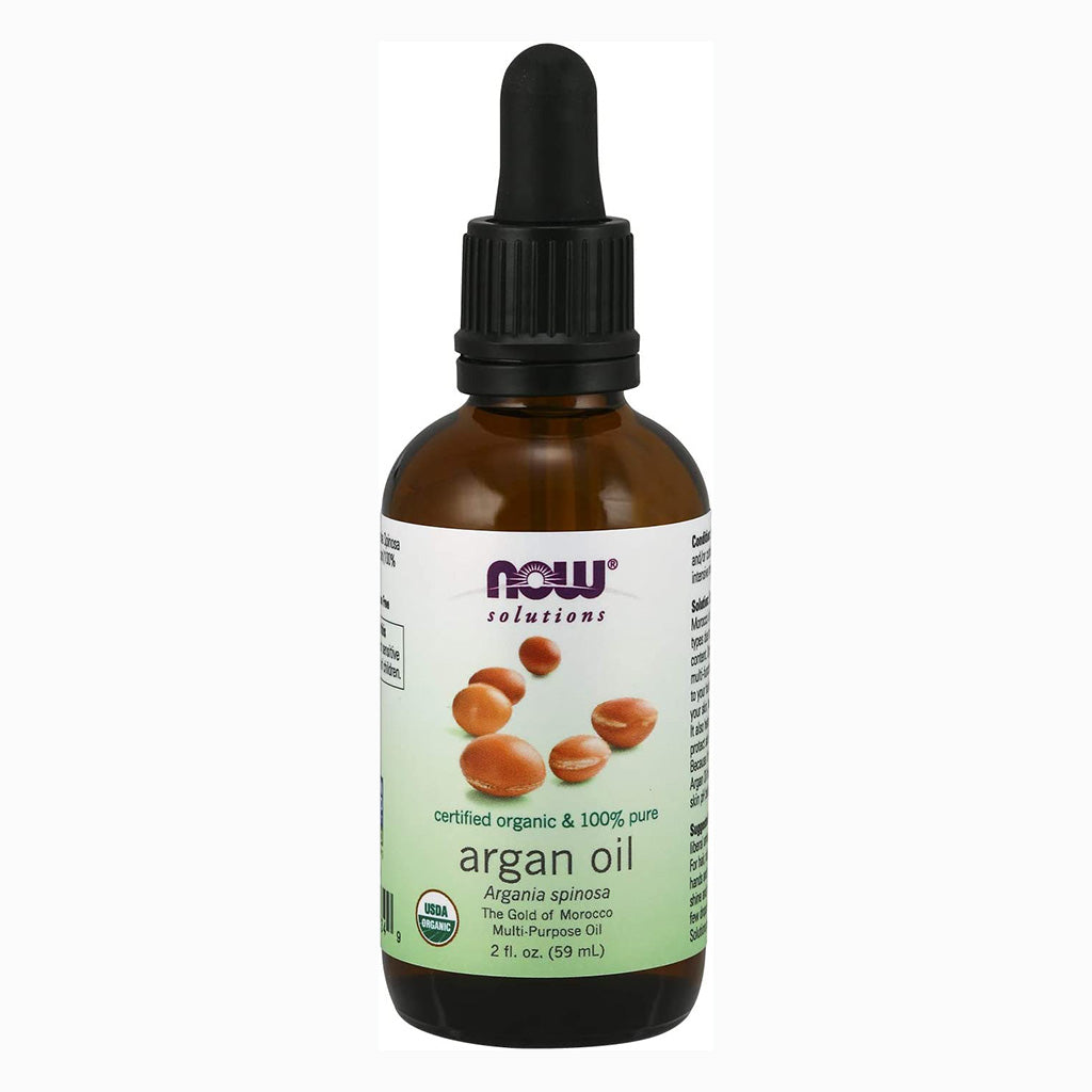 Now Solutions 100% Pure Organic Argan Oil For Dry Skin, Scalp & Hair 59ml - Easy Pharmacy LLC
