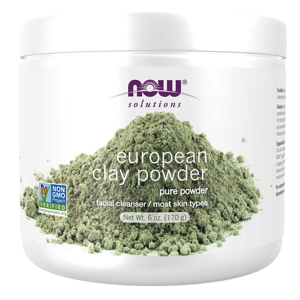 Now Solutions European Clay Facial Cleansing Powder 170g - Easy Pharmacy LLC