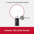 Accu-Chek FastClix Lancets 30G Clix Motion Sterile For Diabetic Blood Glucose Testing Pack Of 102