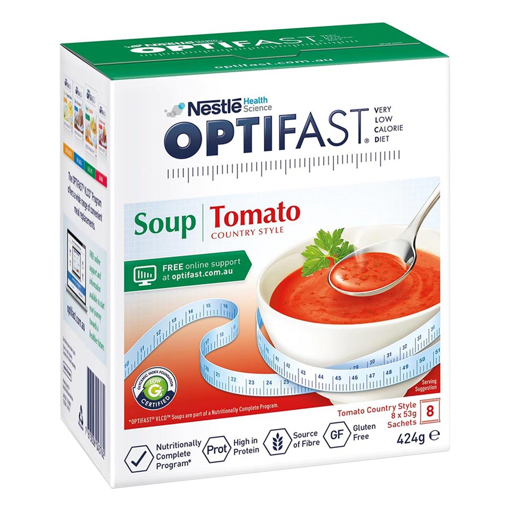 Nestle Optifast VLCD Tomato Soup Sachets 53 g 8's - Easy Pharmacy LLC