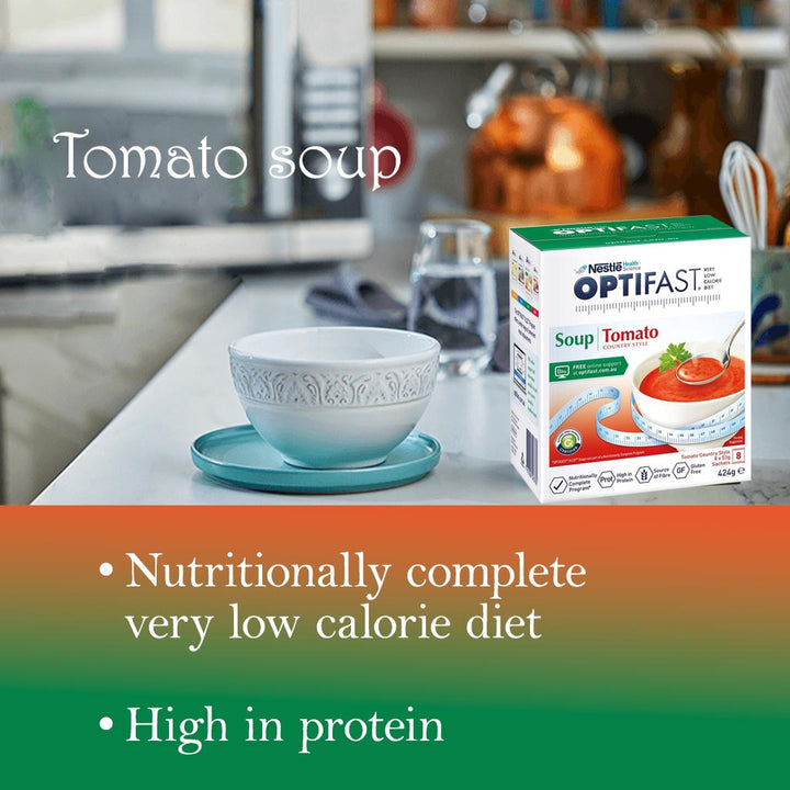 Nestle Optifast VLCD Tomato Soup Sachets 53 g 8's - Easy Pharmacy LLC