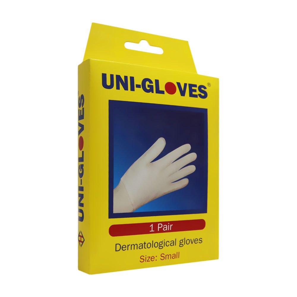 Uni Gloves Dermatological Gloves Small 1's - Easy Pharmacy LLC