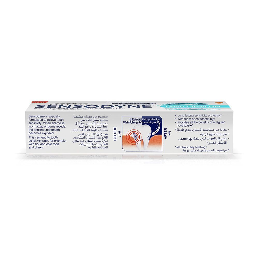 Sensodyne Deep Clean Gel Toothpaste 75 mL - Easy Pharmacy LLC