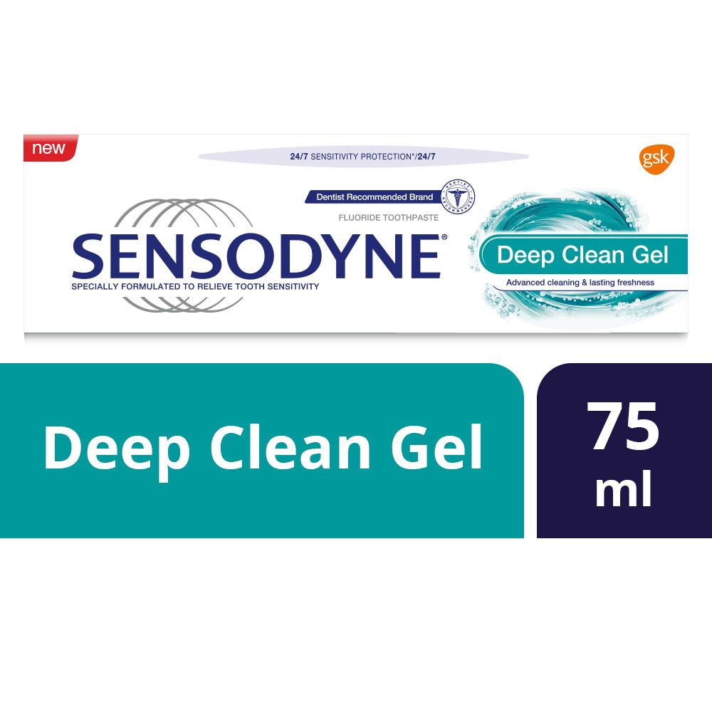 Sensodyne Deep Clean Gel Toothpaste 75 mL - Easy Pharmacy LLC