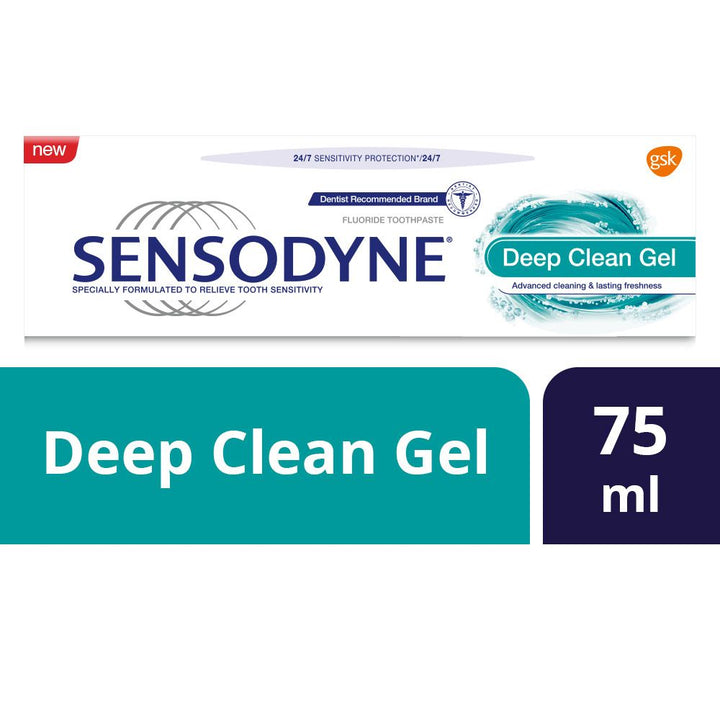 Sensodyne Deep Clean Gel Toothpaste 75 mL - Easy Pharmacy LLC