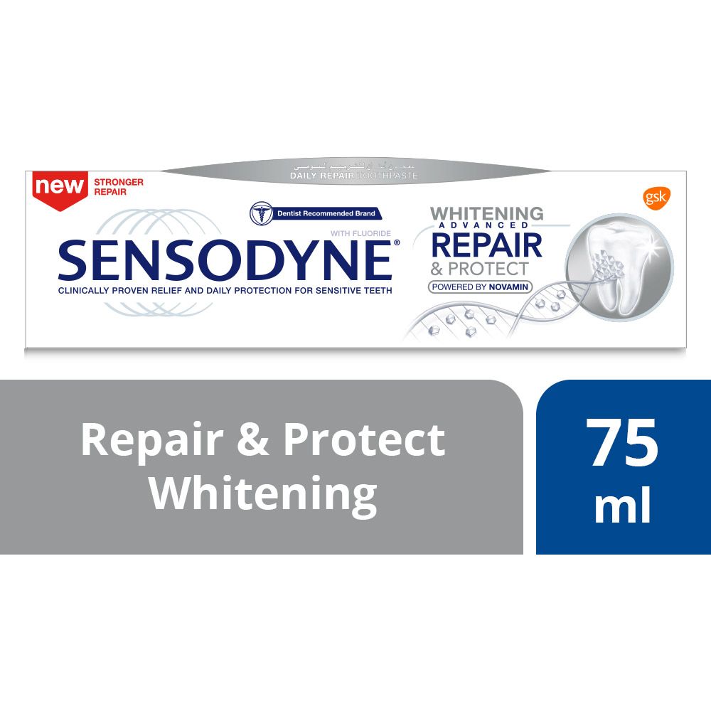 Sensodyne Advanced Repair and Protect Whitening Toothpaste 75 mL - Easy Pharmacy LLC
