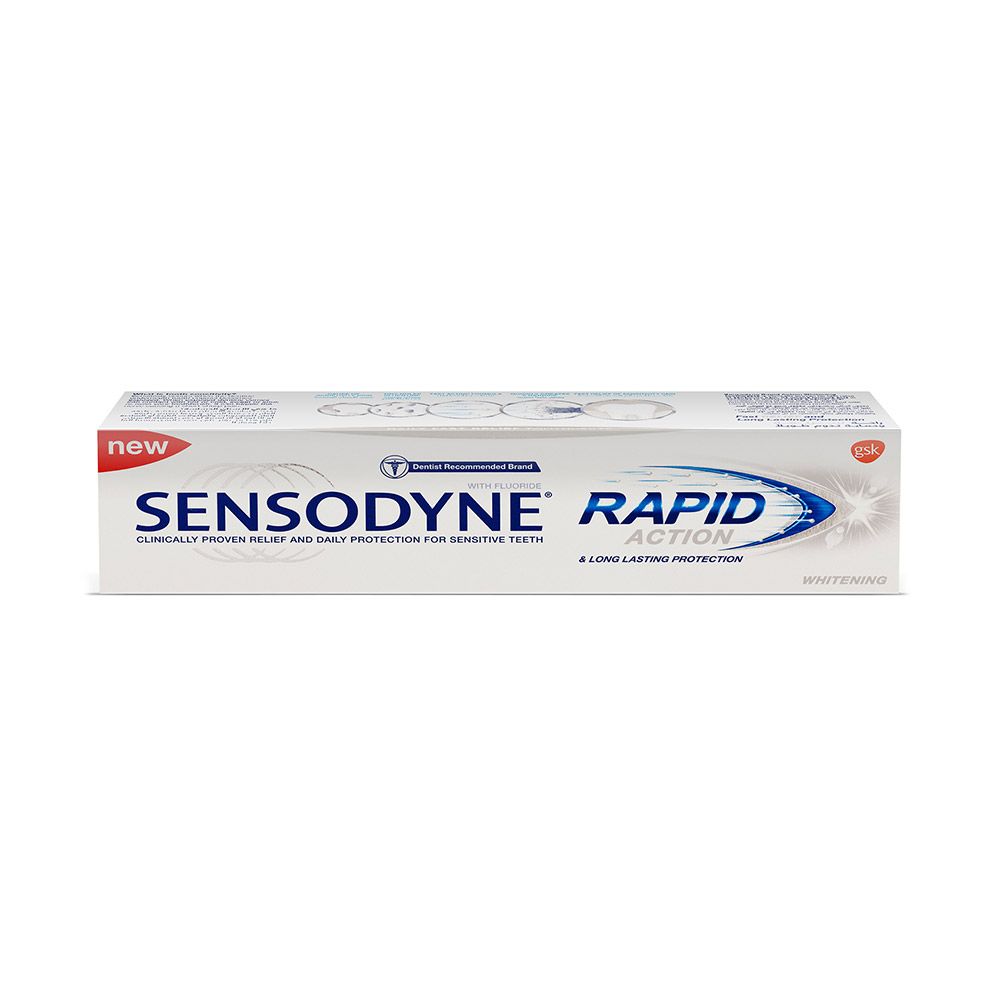 Sensodyne Rapid Action Whitening Toothpaste 75 mL - Easy Pharmacy LLC
