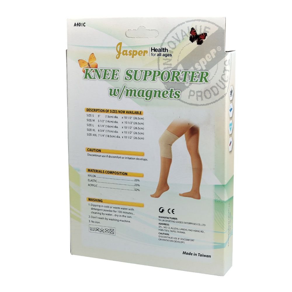 Jasper Knee Supporter With Magnets L A401C - Easy Pharmacy LLC