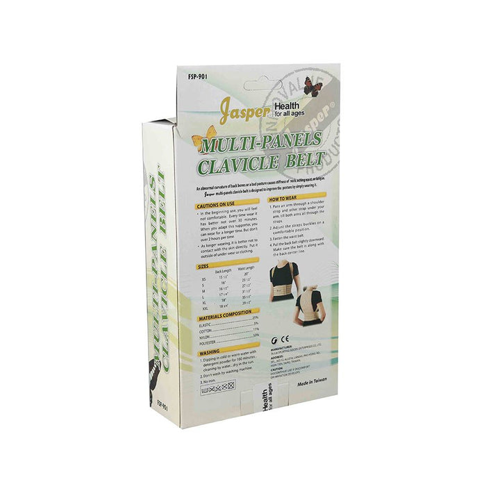 Jasper Multi-Panels Clavicle Belt Size XXL - Easy Pharmacy LLC