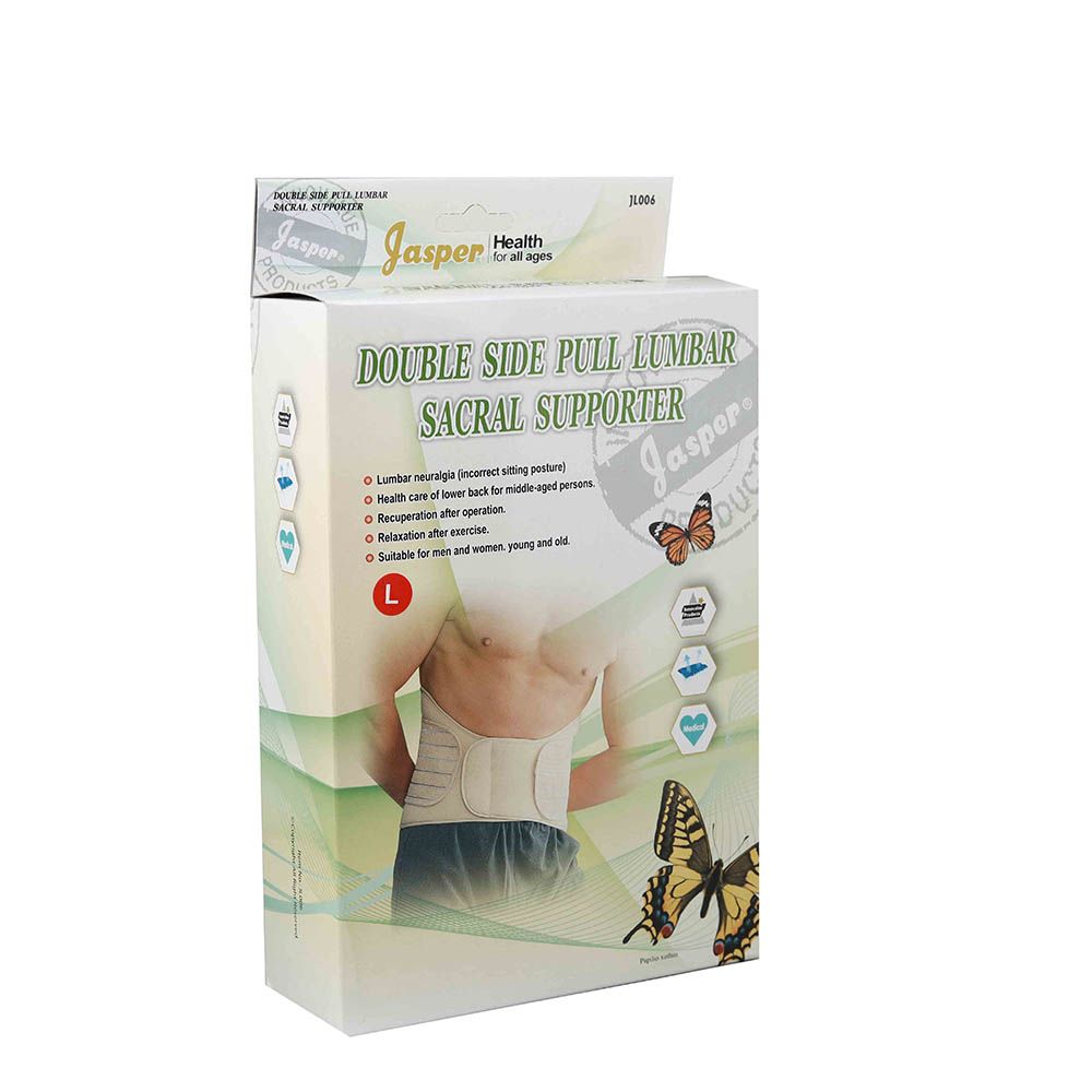 Jasper Double Side Pull Lumbar Sacral Supporter Large JL006 - Easy Pharmacy LLC