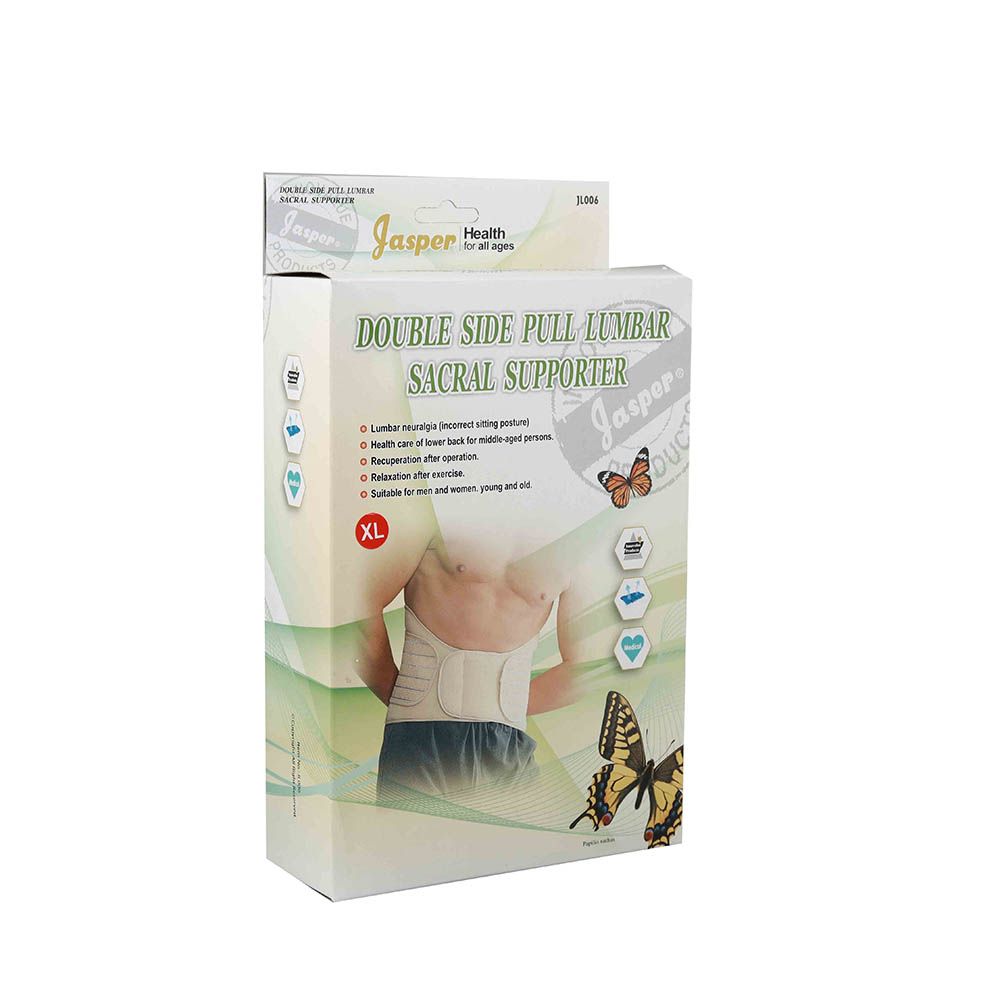 Jasper Double Side Pull Lumbar Sacral Supporter XL JL006 - Easy Pharmacy LLC