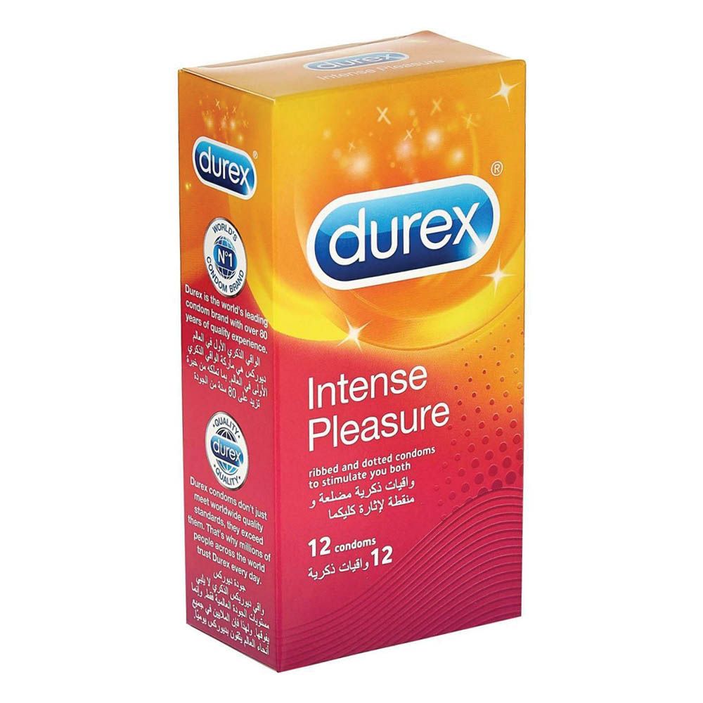 Durex Intense Pleasure Condoms 12's - Easy Pharmacy LLC