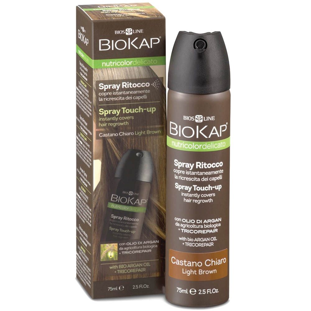 Biokap Nutricolor Delicato Spray Touch-up Light Brown 75 mL - Easy Pharmacy LLC