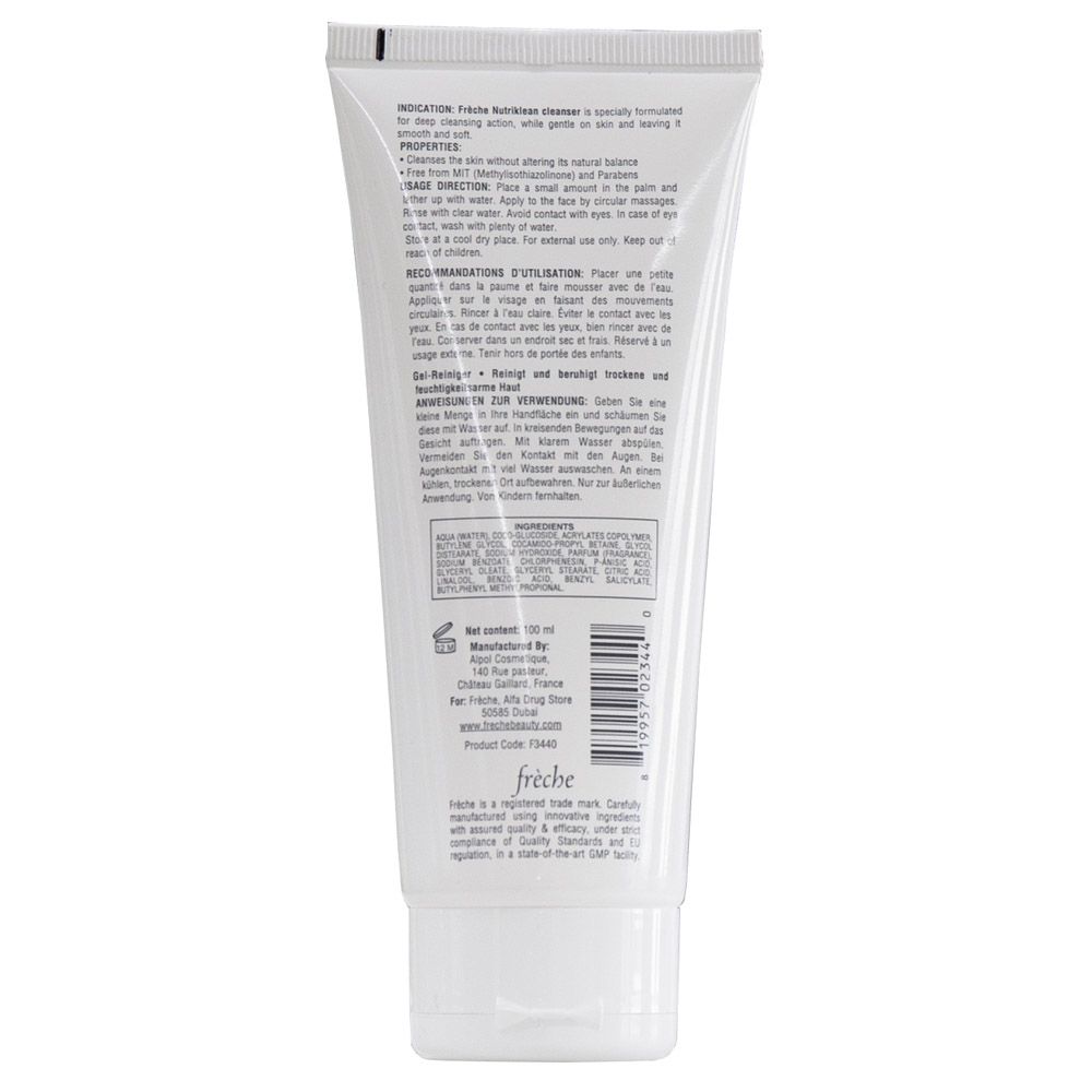 Freche Nutriklean Gel Cleanser 100 mL - Easy Pharmacy LLC