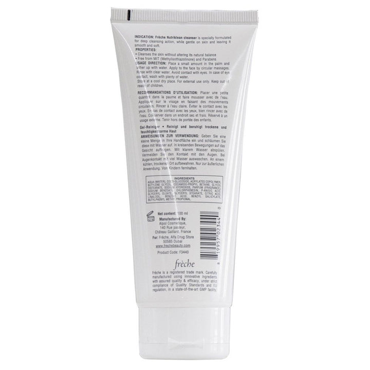 Freche Nutriklean Gel Cleanser 100 mL - Easy Pharmacy LLC