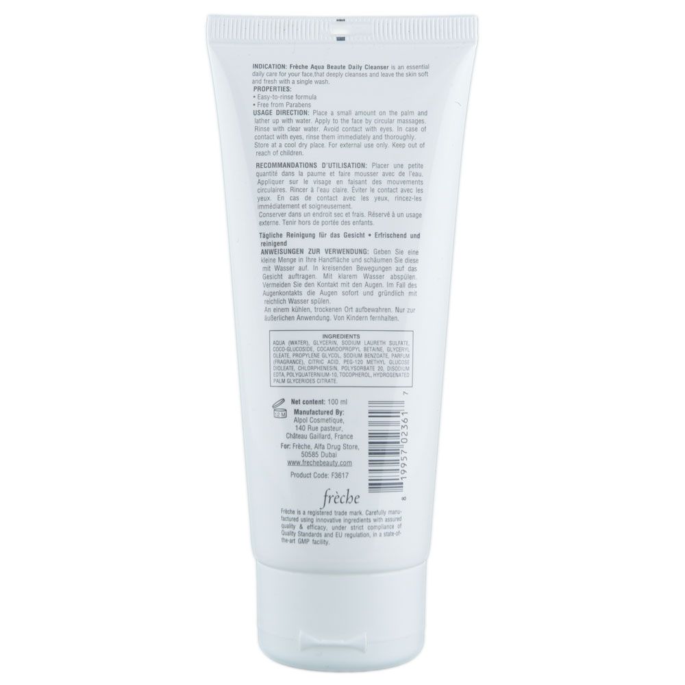 Freche Aqua Beaute Daily Cleanser 100 mL - Easy Pharmacy LLC
