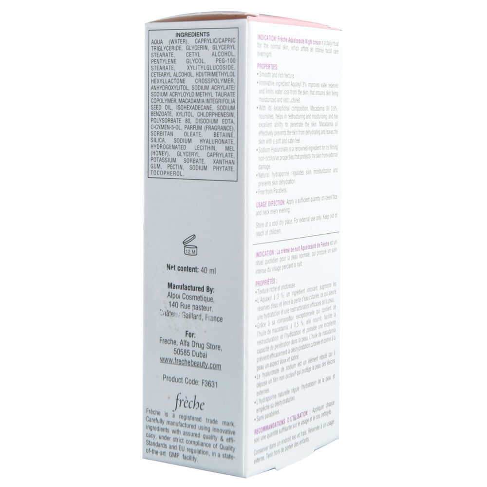 Freche Aqua Beaute Day Cream 40 mL - Easy Pharmacy LLC