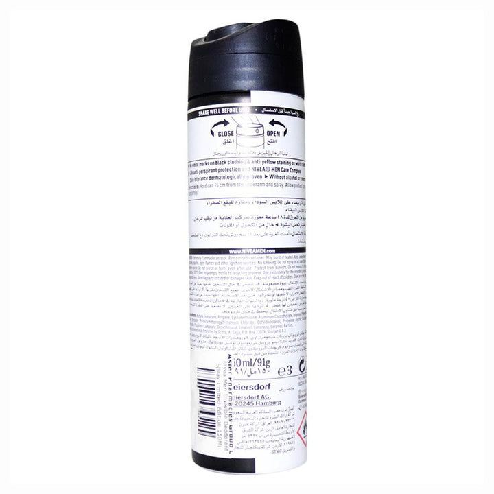 Nivea Men Invisible Deodorant Spray Limited Edition 150 mL - Easy Pharmacy LLC
