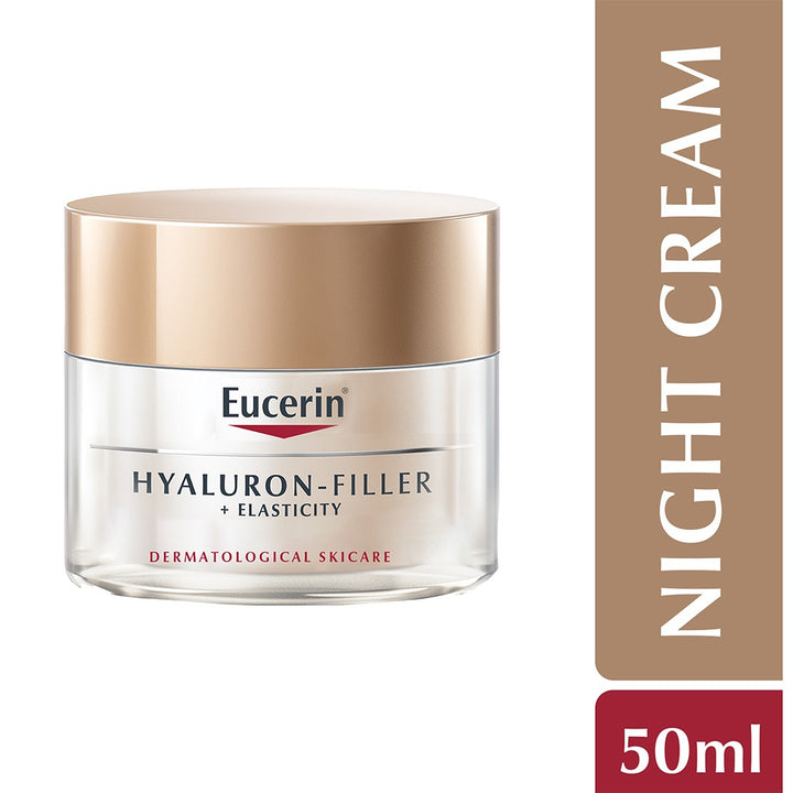 Eucerin Hyaluron-Filler + Elasticity Anti-Wrinkle Night Cream 50ml - Easy Pharmacy LLC