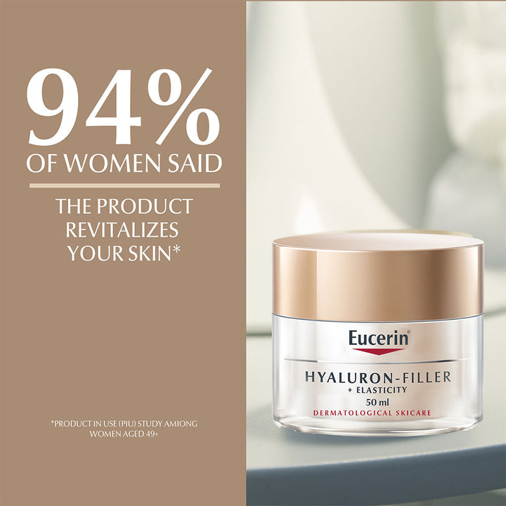Eucerin Hyaluron-Filler + Elasticity Anti-Wrinkle Night Cream 50ml - Easy Pharmacy LLC