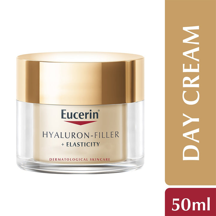 Eucerin Hyaluron-Filler + Elasticity Anti-Wrinkle Day Cream With SPF 15 50ml - Easy Pharmacy LLC
