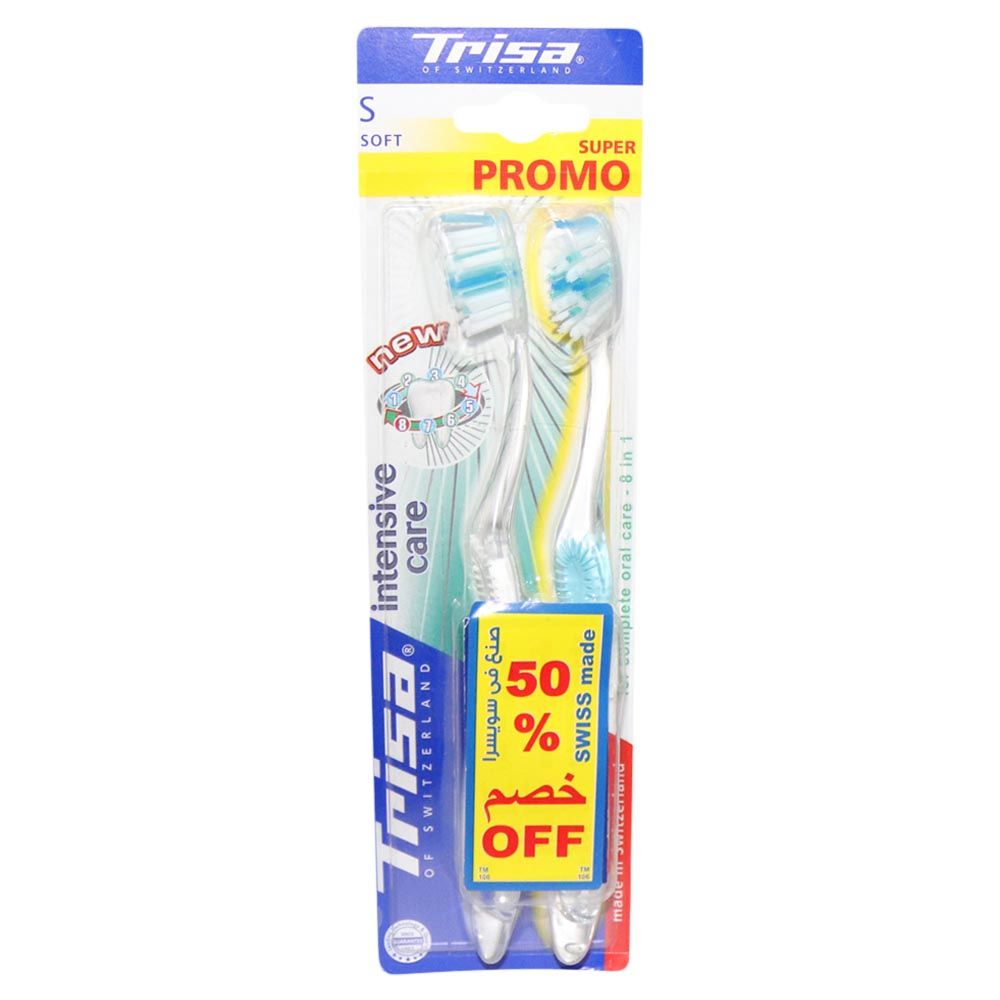 Trisa Intensive Care Soft Toothbrush 1 + 1 Promo 016919 - Easy Pharmacy LLC