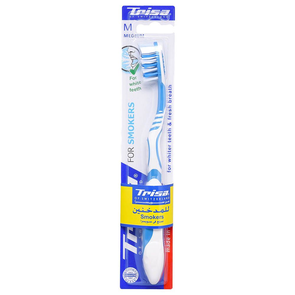 Trisa For Smokers Medium Toothbrush 002066 - Easy Pharmacy LLC