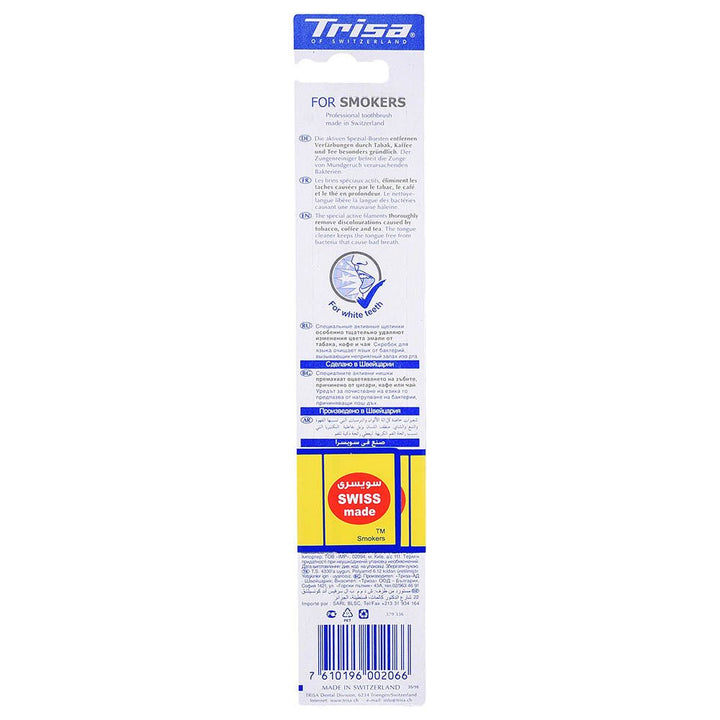 Trisa For Smokers Medium Toothbrush 002066 - Easy Pharmacy LLC
