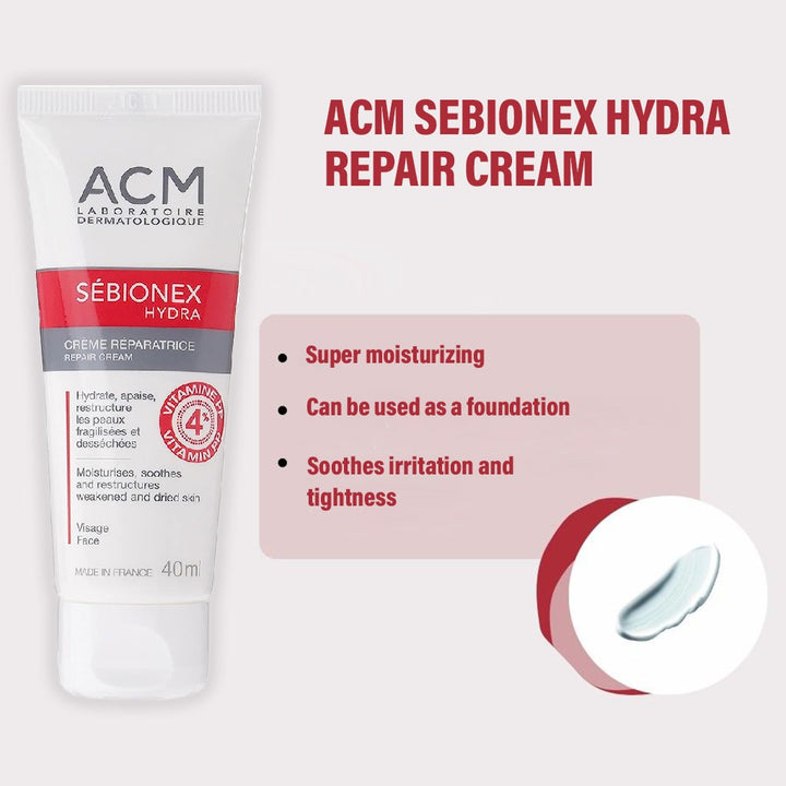 ACM Sebionex Hydra Repair Cream, Moisturiser For Weak And Dry Skin 40ml - Easy Pharmacy LLC
