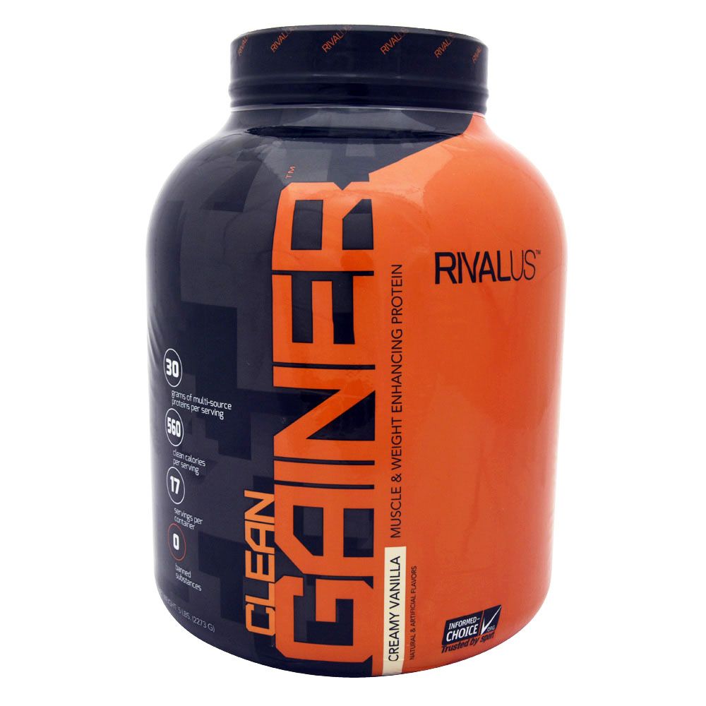 Rivalus Clean Gainer Creamy Vanilla Powder 5 lbs 00167 - Easy Pharmacy LLC