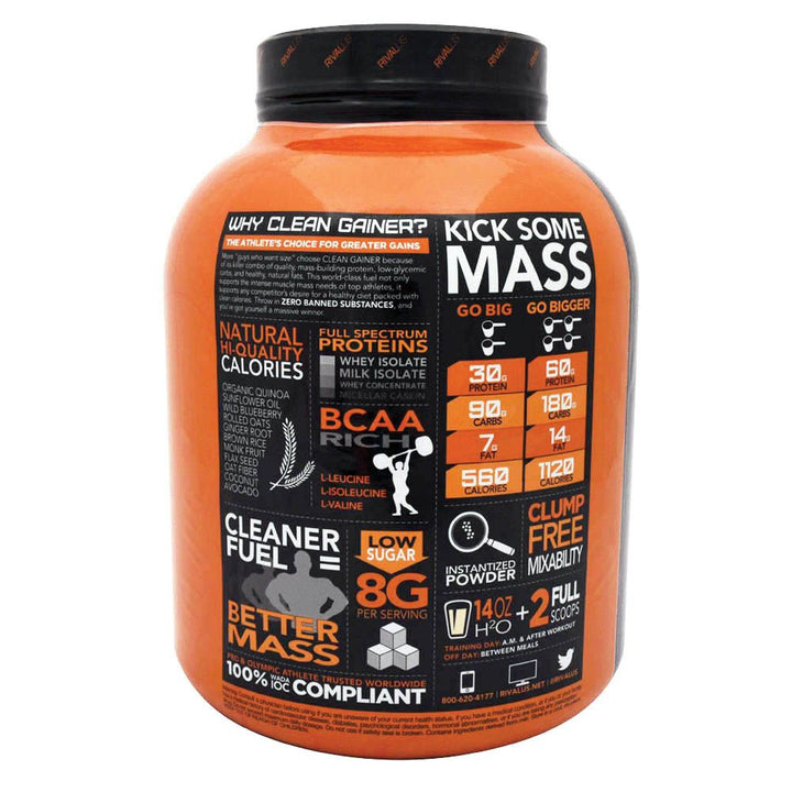 Rivalus Clean Gainer Creamy Vanilla Powder 5 lbs 00167 - Easy Pharmacy LLC