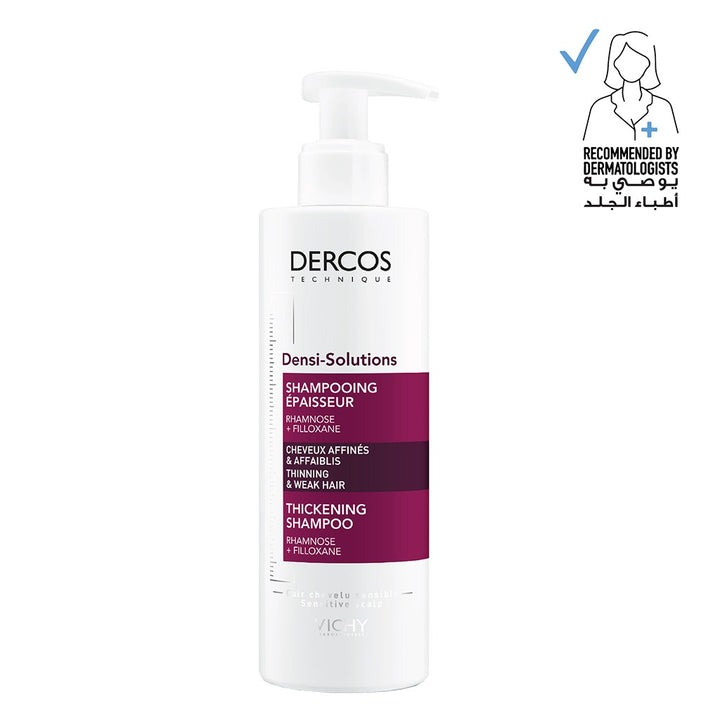 Vichy Dercos Densi-Solutions Hair Thickening Shampoo For Weak & Thinning hair 250ml - Easy Pharmacy LLC