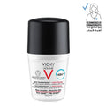 Vichy Homme 48 Hour Anti-Perspirant, Anti-Stain Alcohol Free Deodorant Roll On 50ml
