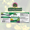 Nature's Answer Mullein Leaf 500mg Vegan Capsules For Respiratory Health, Pack of 90's