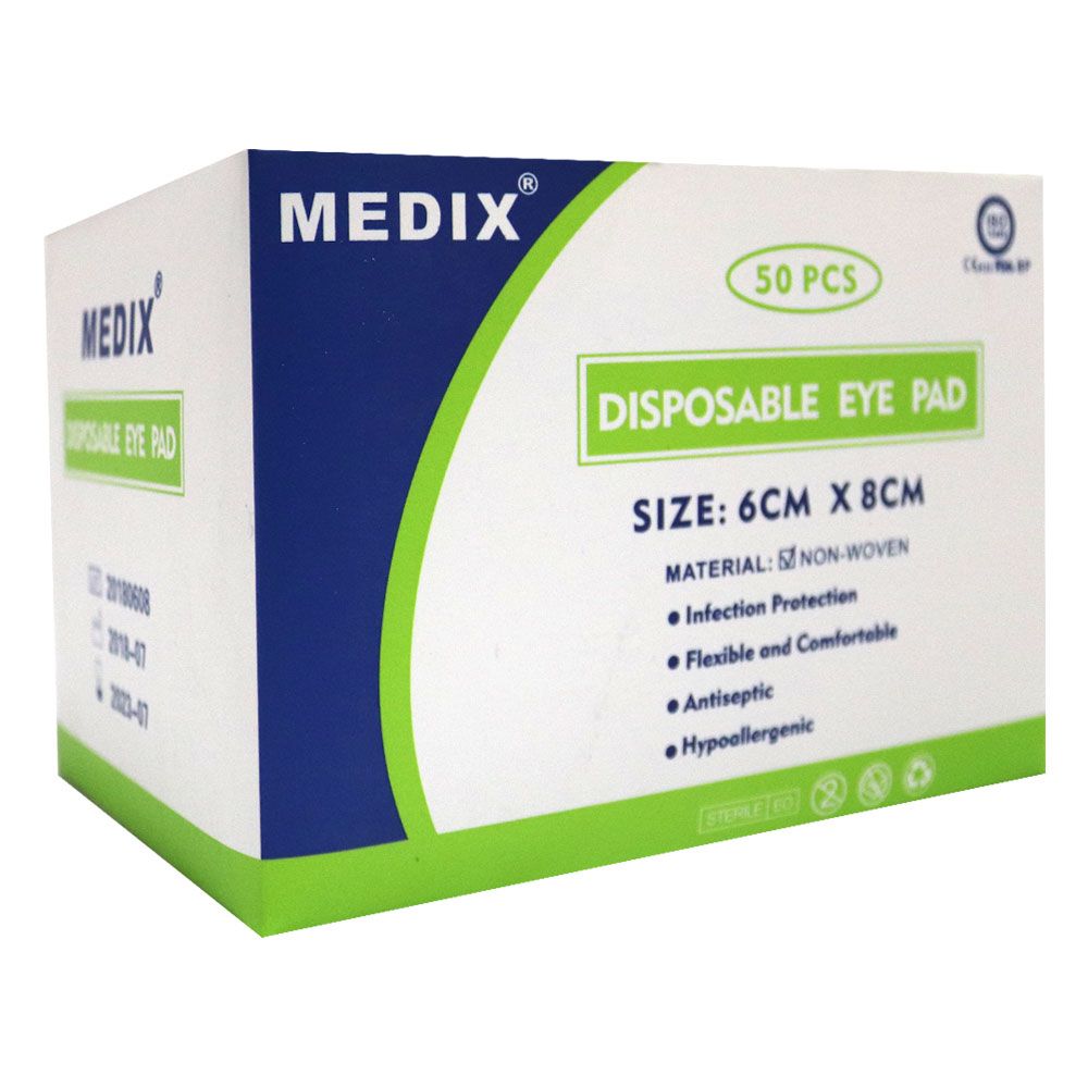 Medix Sterile Eye Pad 50's 1ASEPS - Easy Pharmacy LLC