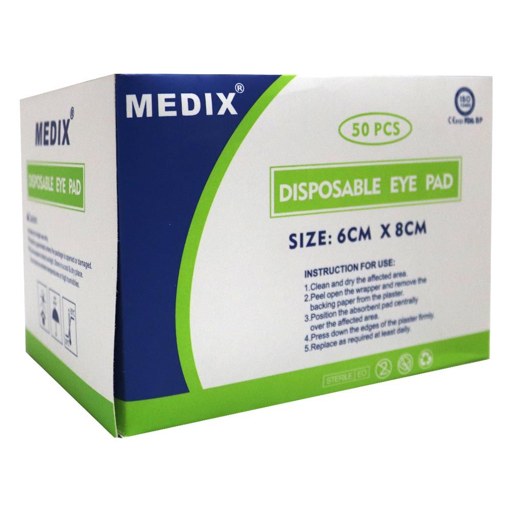 Medix Sterile Eye Pad 50's 1ASEPS - Easy Pharmacy LLC