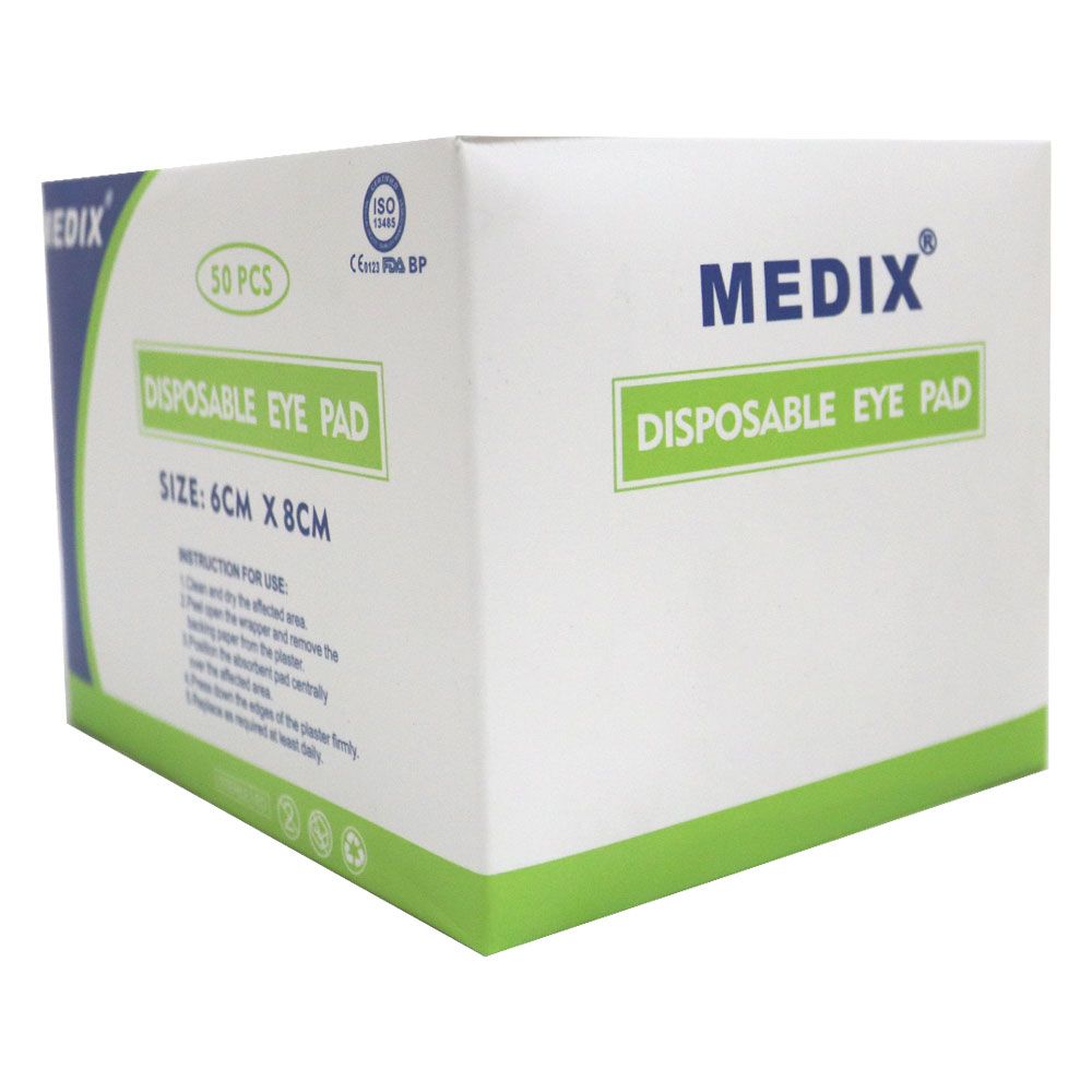 Medix Sterile Eye Pad 50's 1ASEPS - Easy Pharmacy LLC