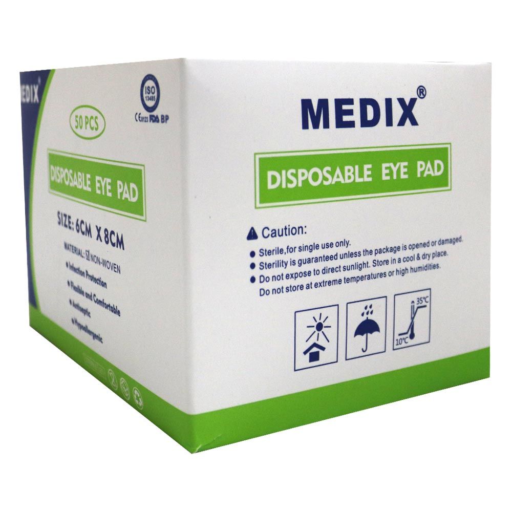 Medix Sterile Eye Pad 50's 1ASEPS - Easy Pharmacy LLC