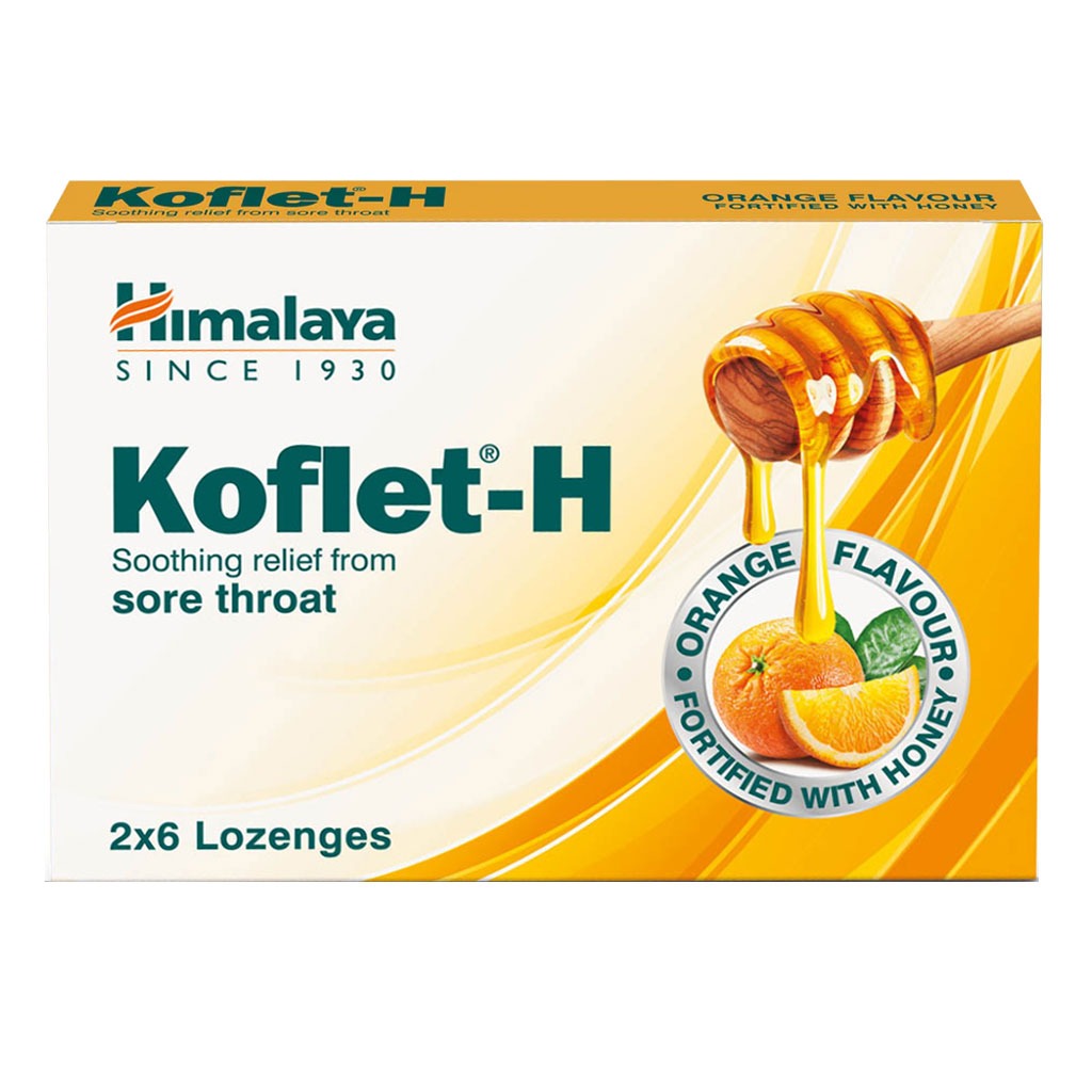 Himalaya Koflet-H Orange Lozenges 12's - Easy Pharmacy LLC