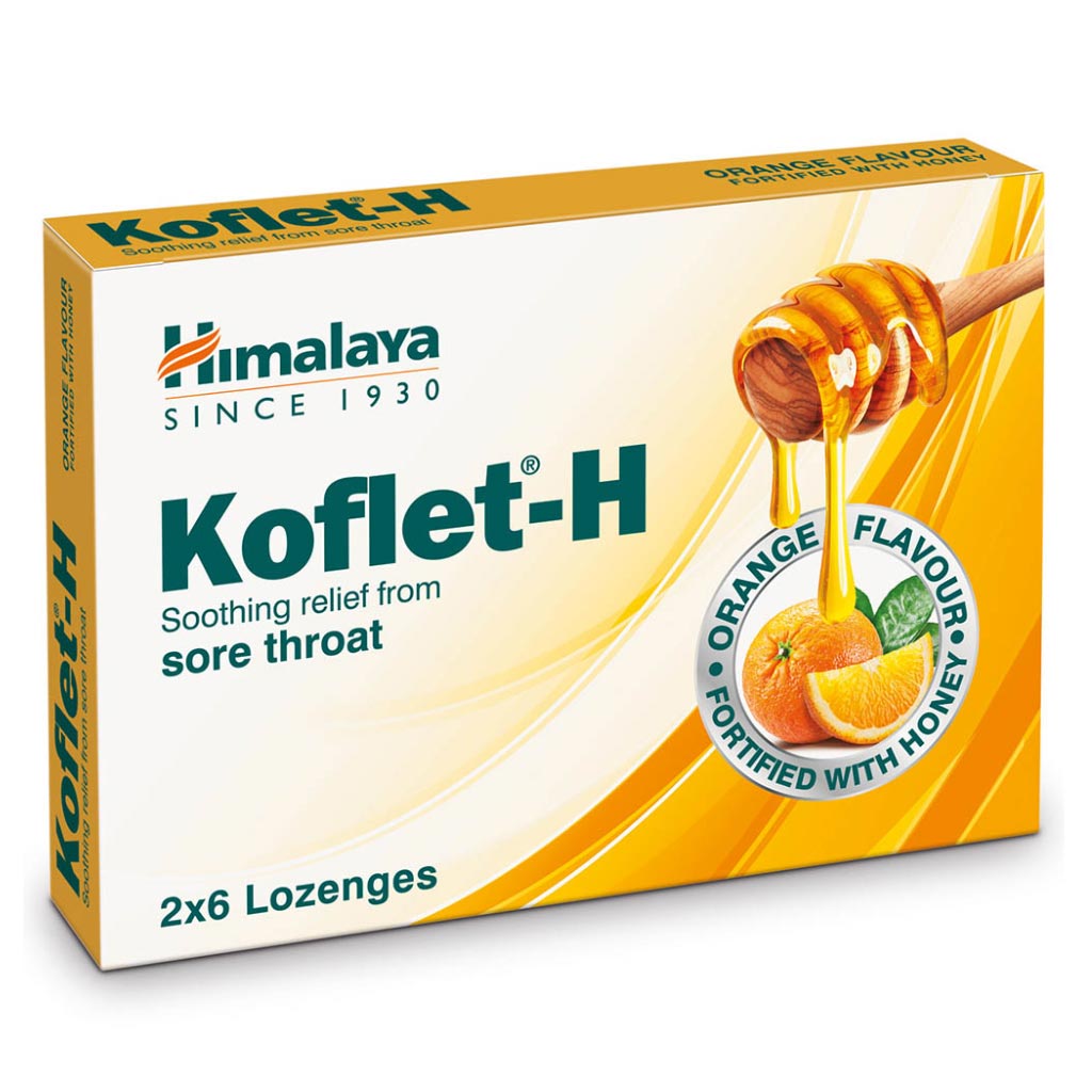 Himalaya Koflet-H Orange Lozenges 12's - Easy Pharmacy LLC