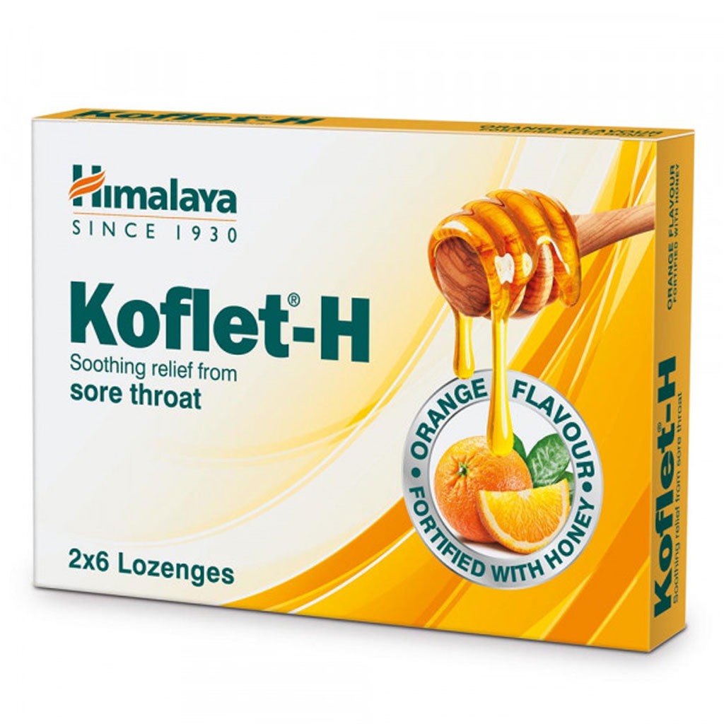 Himalaya Koflet-H Orange Lozenges 12's - Easy Pharmacy LLC