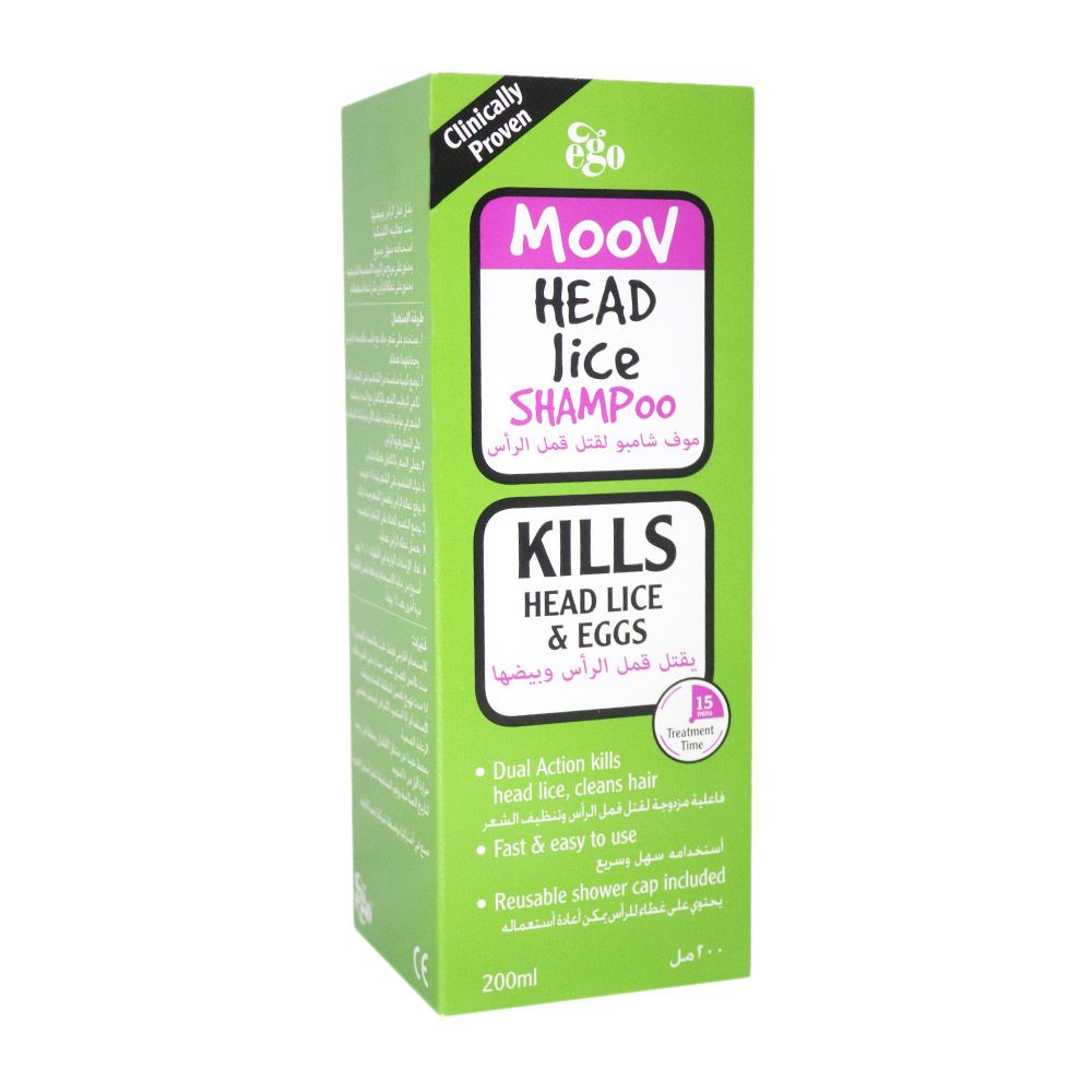 Ego Moov Head Lice Shampoo 200 mL - Easy Pharmacy LLC