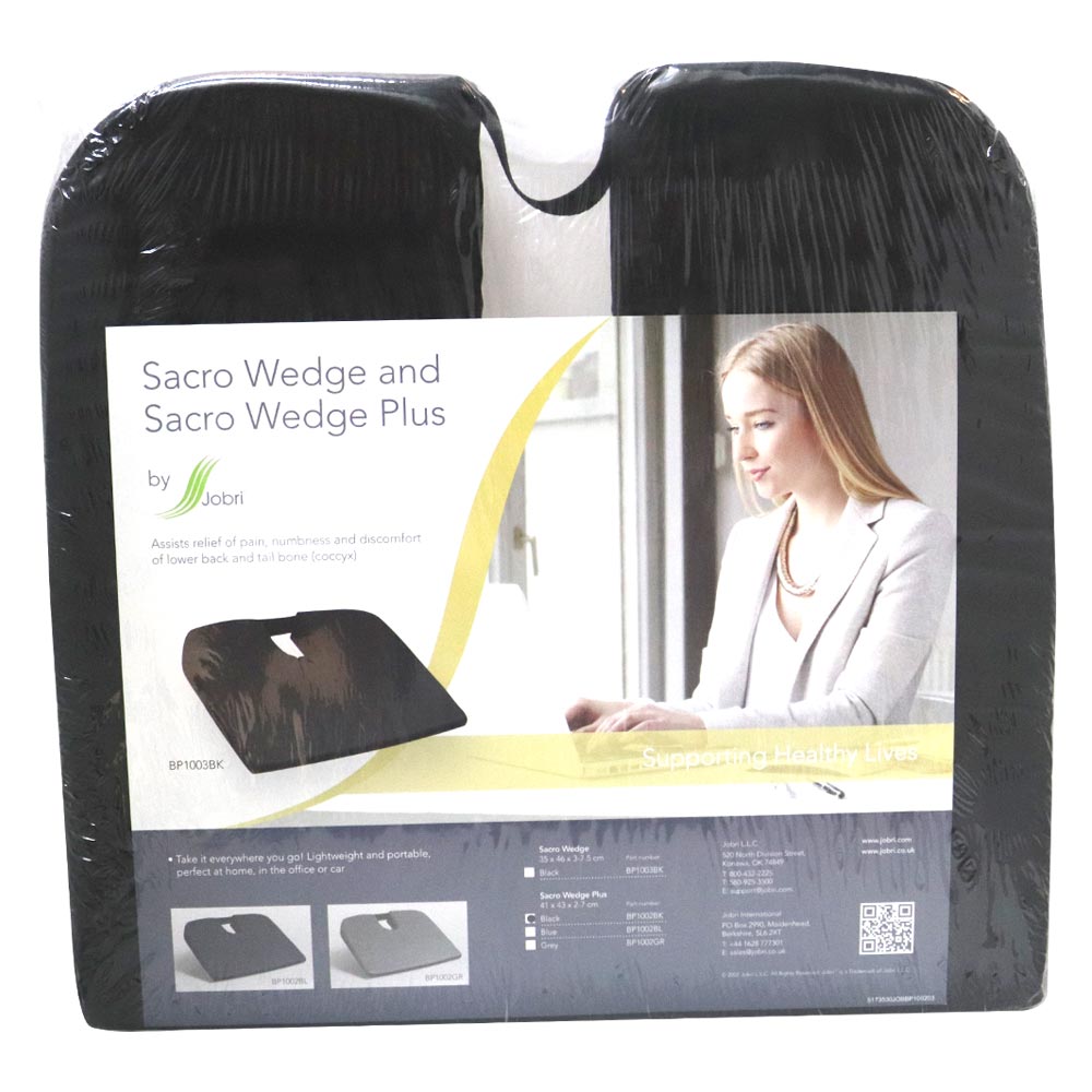 Jobri Sacro Wedge Plus Black BP1002BK - Easy Pharmacy LLC