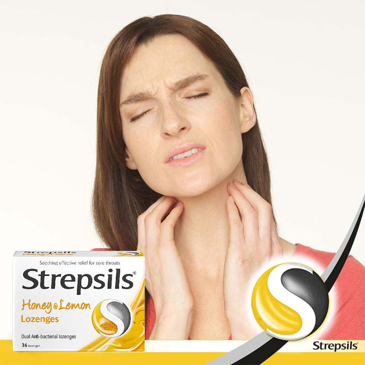 Strepsils Honey & Lemon Lozenges 36's - Easy Pharmacy LLC
