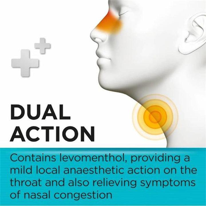 Strepsils Sore Throat & Blocked Nose Lozenges 36's - Easy Pharmacy LLC